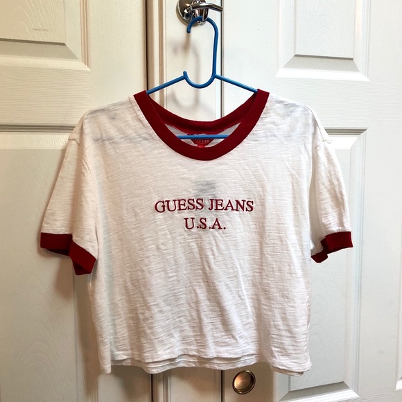 Embroidered Guess Crop Top - Picture 5 of 7
